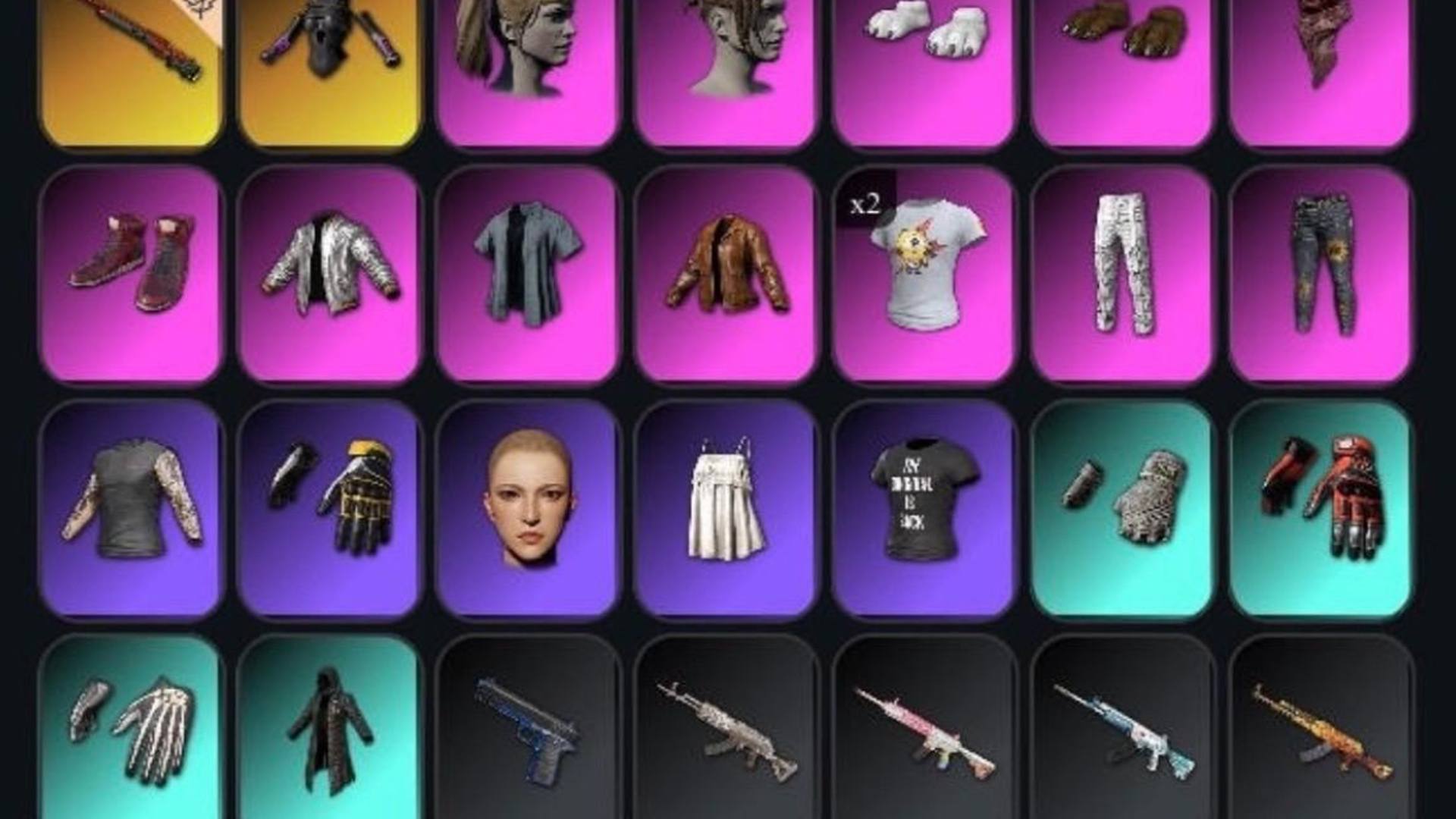 W110557 号 2级m24 发光手臂 二代双马尾 白黑熊脚  红鞋  
灰色电池背包